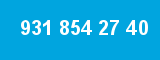 931 854 27 40 931 854 27 40